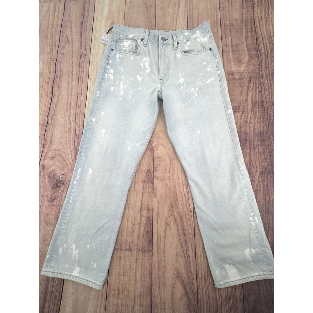 Frame Le Piper Jeans Caribbean Spray Straight Leg Women 34 NWT from Free People‎ - Picture 1 of 12